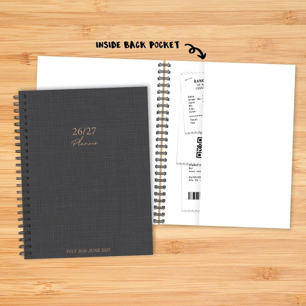 Graphite Grid Academic 2027 Weekly Planner Fourth Alternate Image