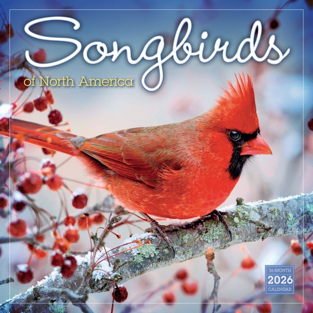 Songbirds 2026 Wall Calendar_Main Image