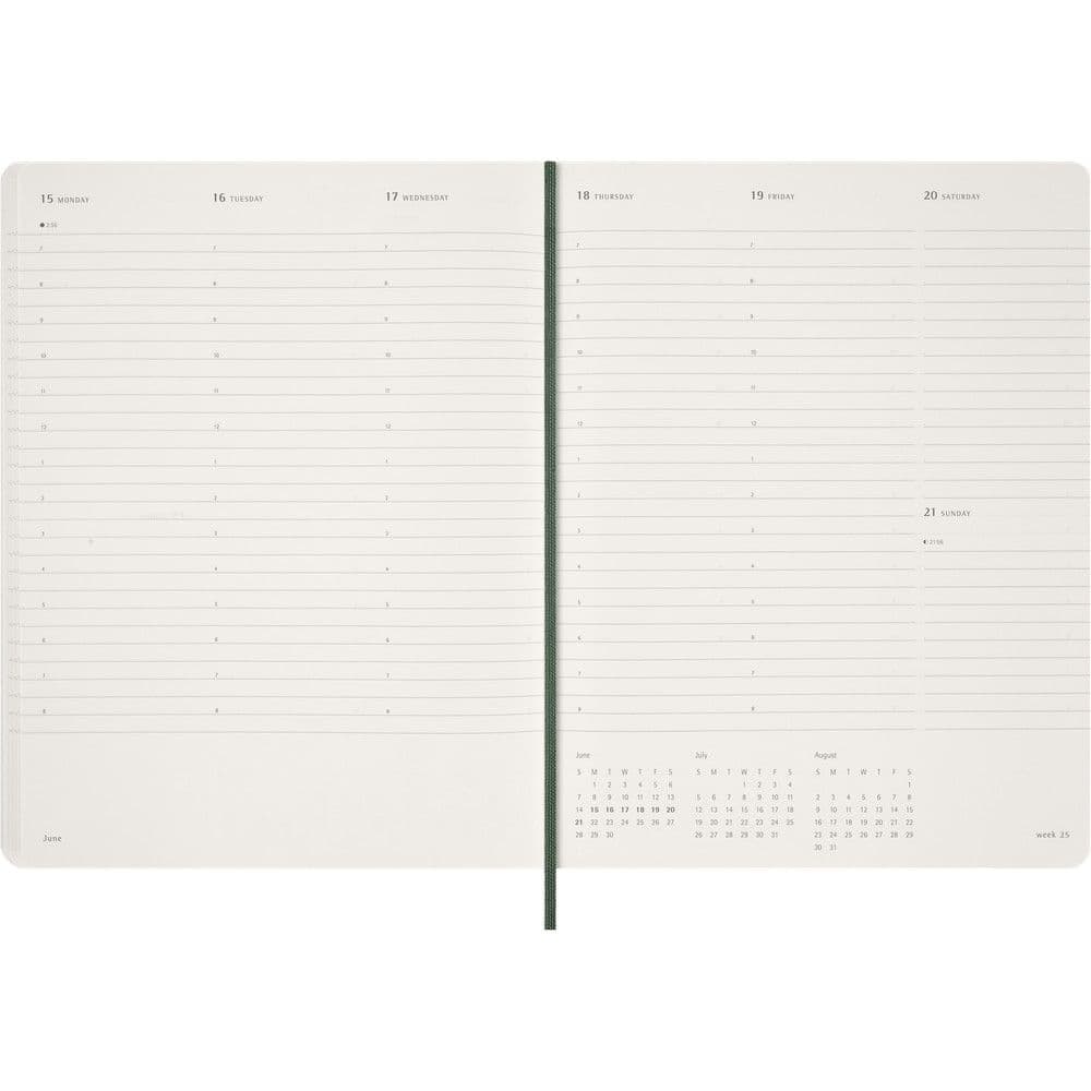 Myrtle Green Weekly 2026 Planner Sixth Alternate Image
