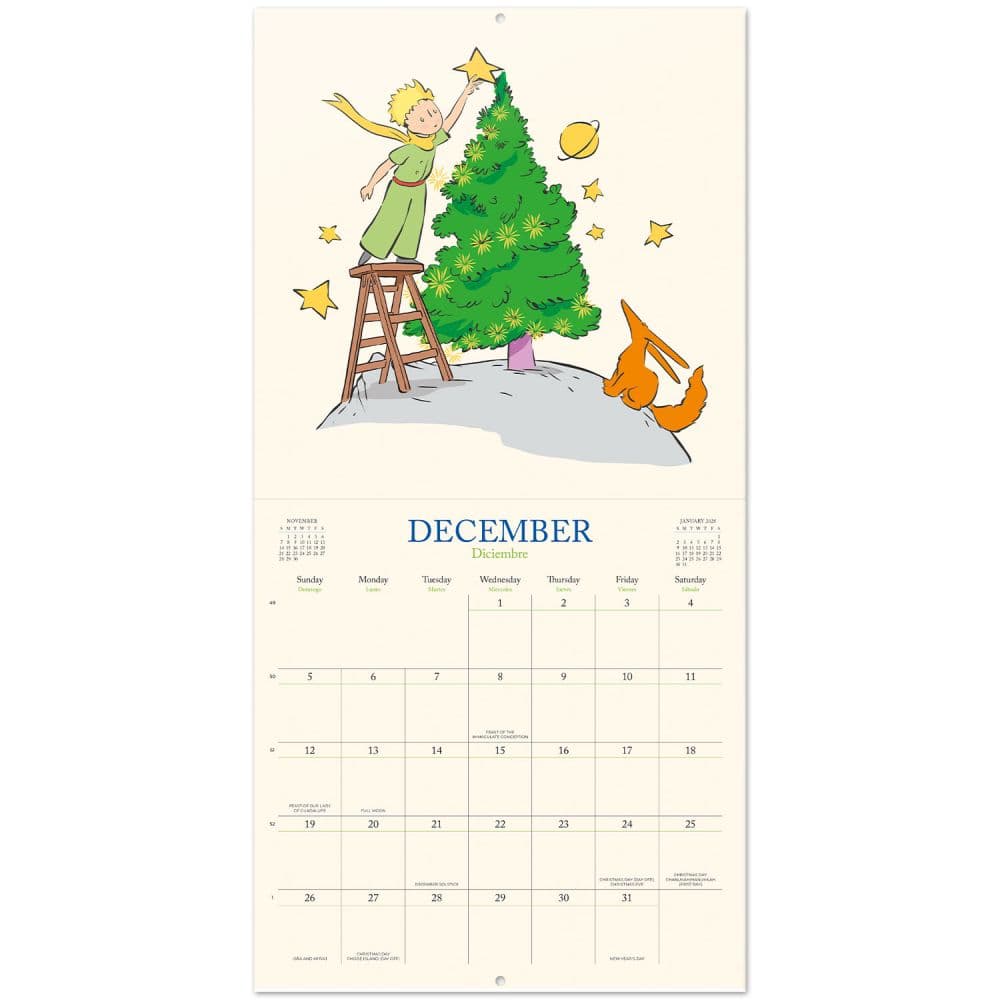 Little Prince 2027 Wall Calendar Second Alternate Image