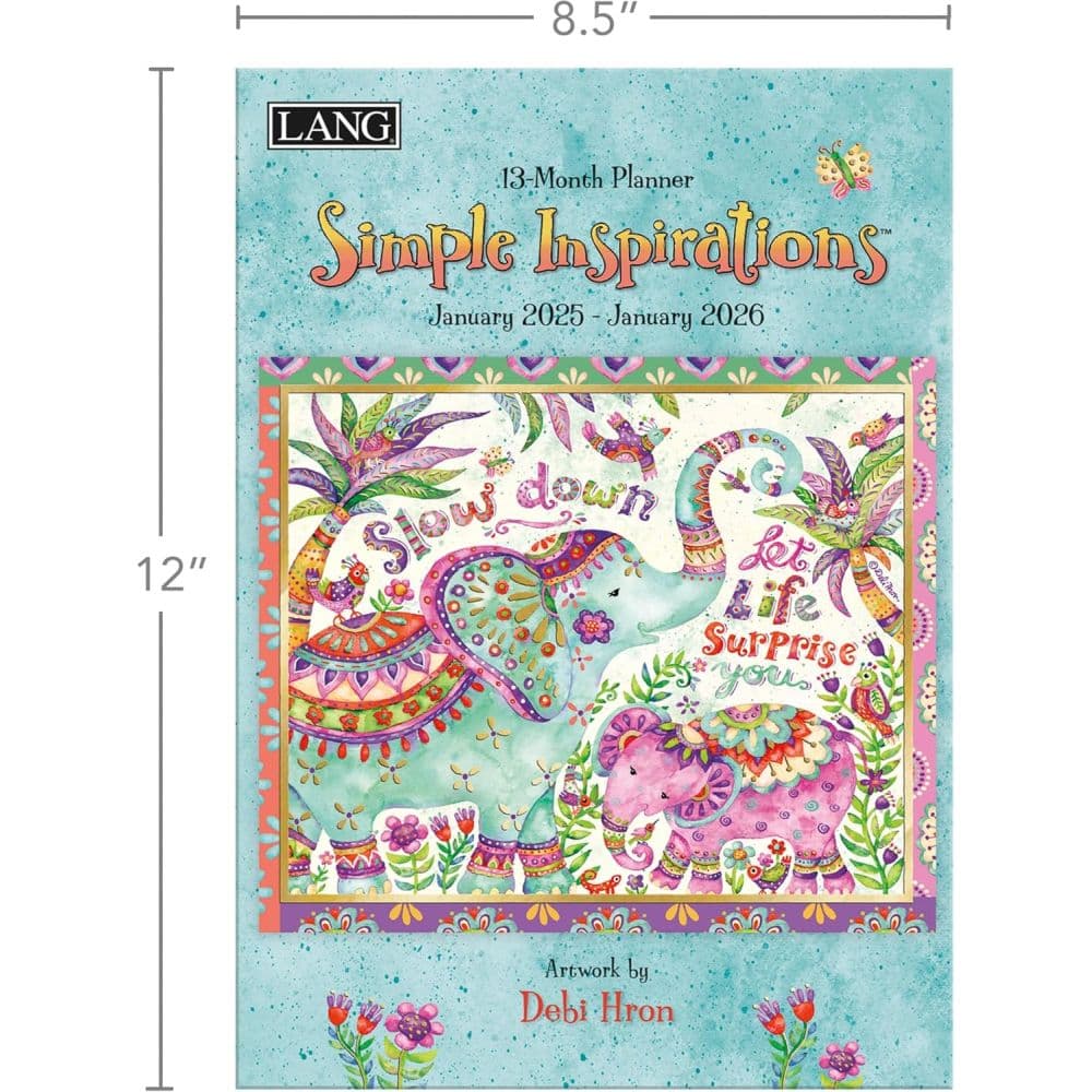 Simple Inspirations by Debi Hron 2025 Monthly Planner Seventh Alternate Image width=&quot;1000&quot; height=&quot;1000&quot;