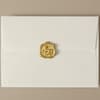 image Champagne &amp; Glasses Anniversary Card seal