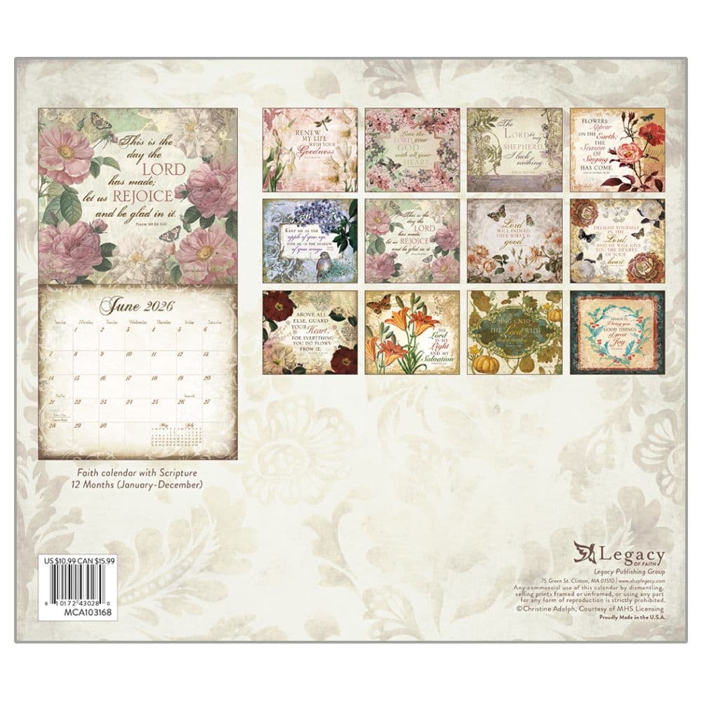 Walk by Faith 2026 Mini Wall Calendar First Alternate Image