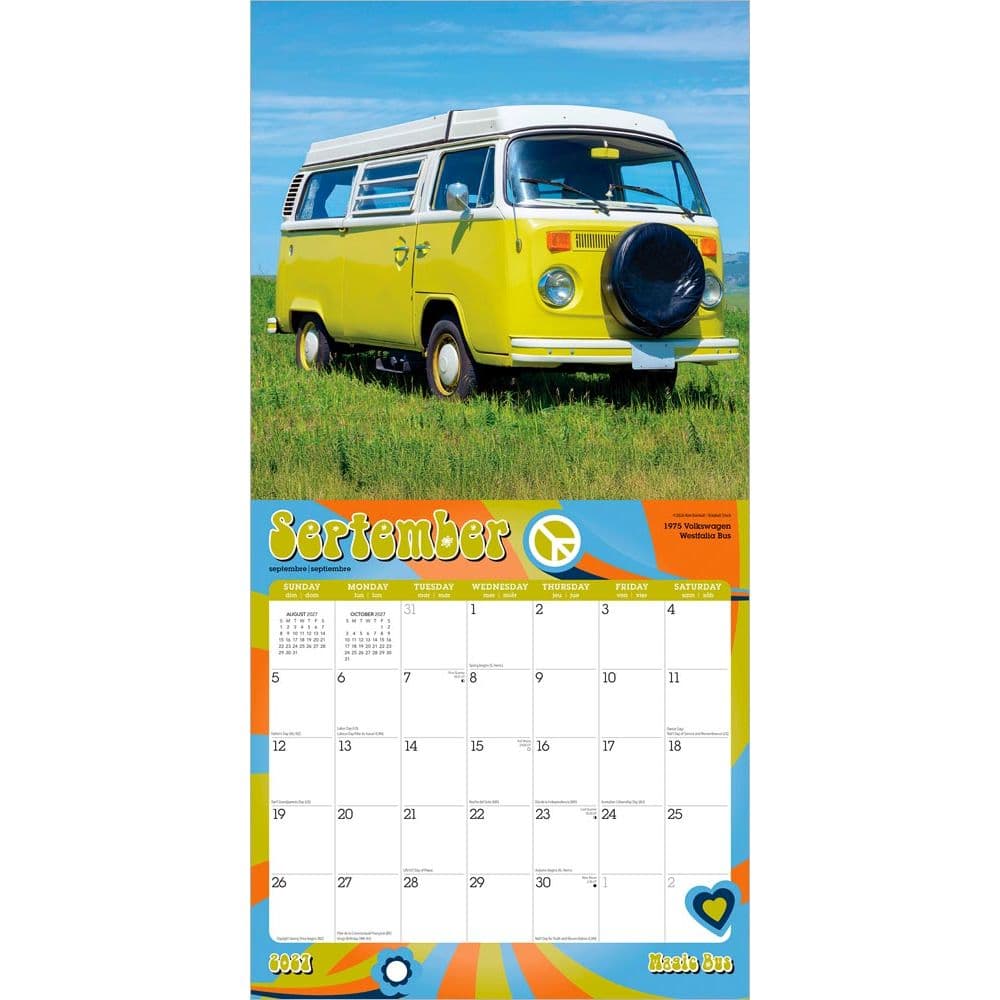 Magic Bus 2027 Wall Calendar Third Alternate Image