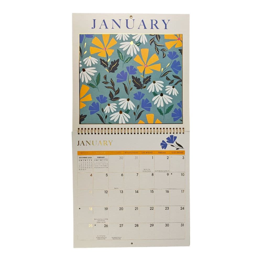 In Bloom 2026 Spiral Wall Calendar Second Alternate Image