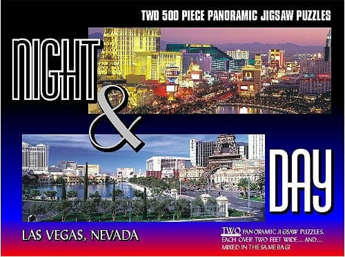 Las Vegas Night & Day 2 500 Piece Puzzles Main Image