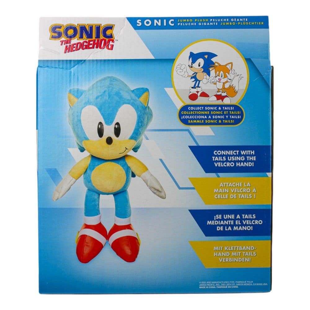 Sonic 20 Inch Jumbo Plush Third Alternate Image