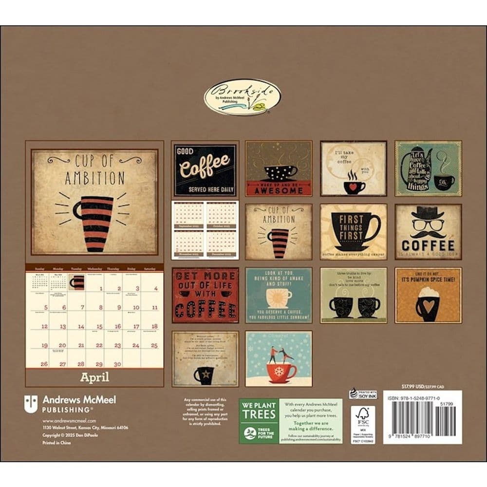 Coffee by Dan DiPaolo 2026 Wall Calendar First Alternate Image