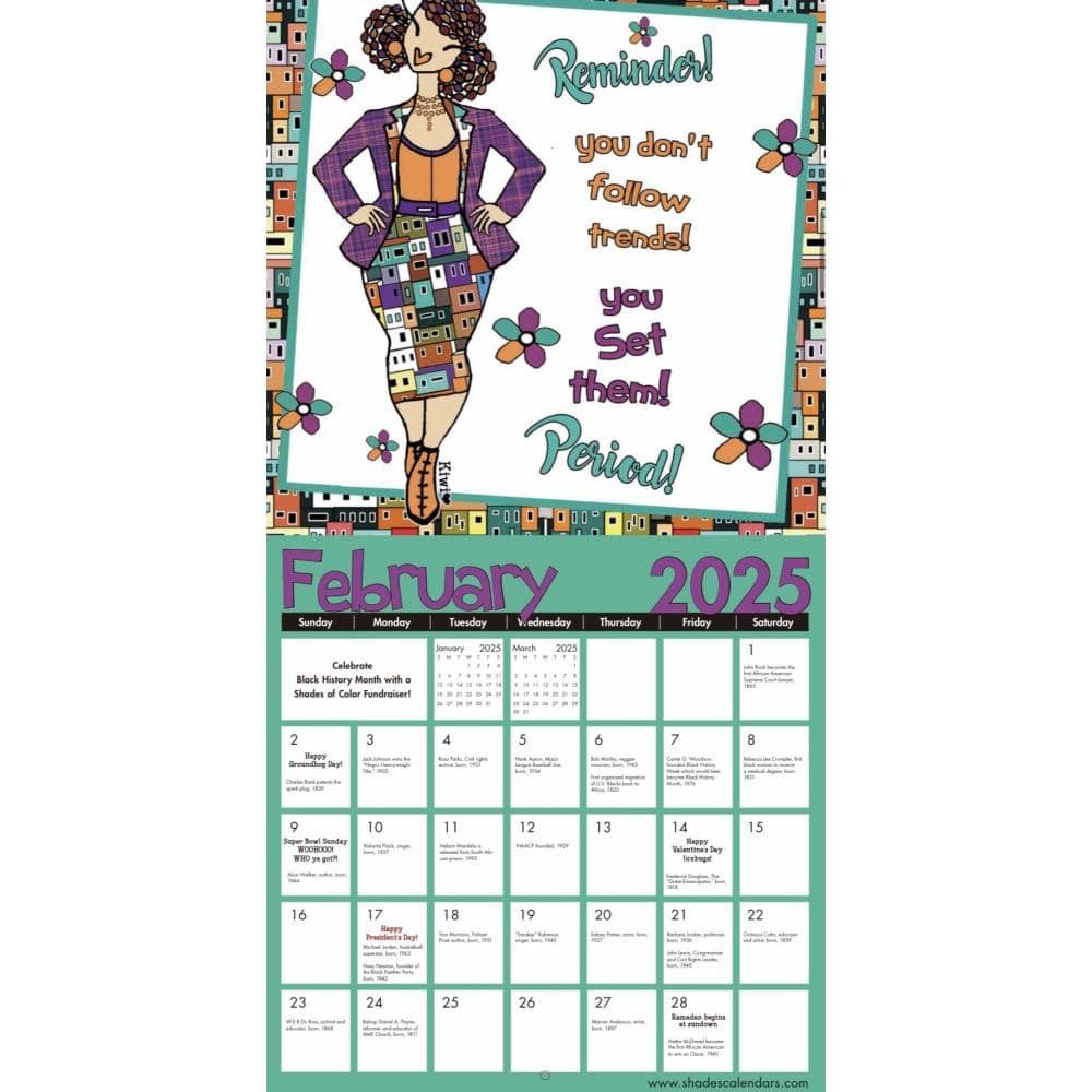 Be Your Own Inspiration 2025 Wall Calendar Second Alternate Image