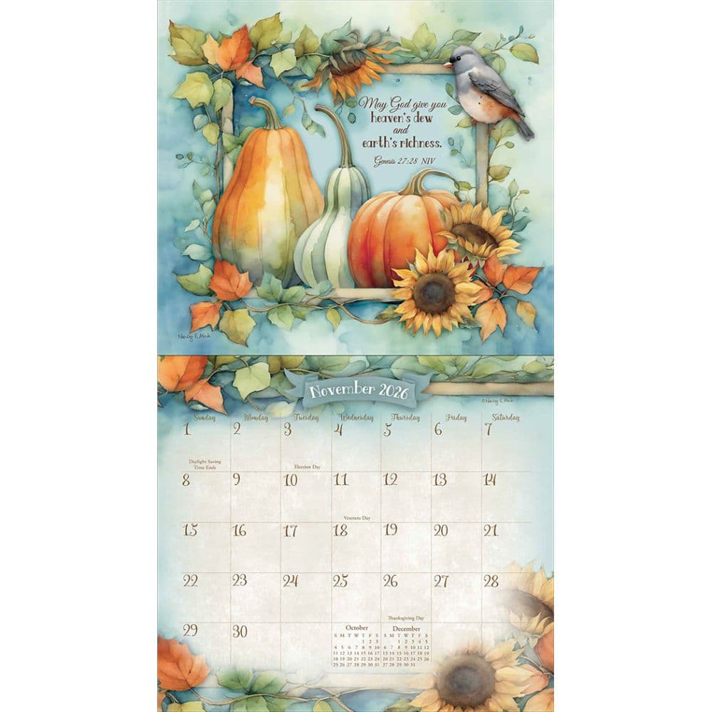 Faithful Heart and Home 2026 Mini Wall Calendar Third Alternate Image