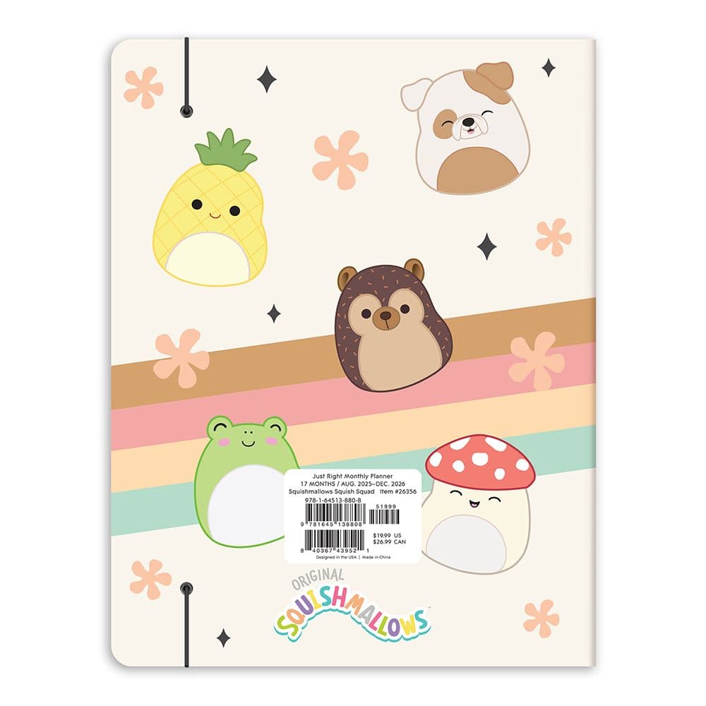 Squishmallows Monthly 2026 Planner First Alternate Image