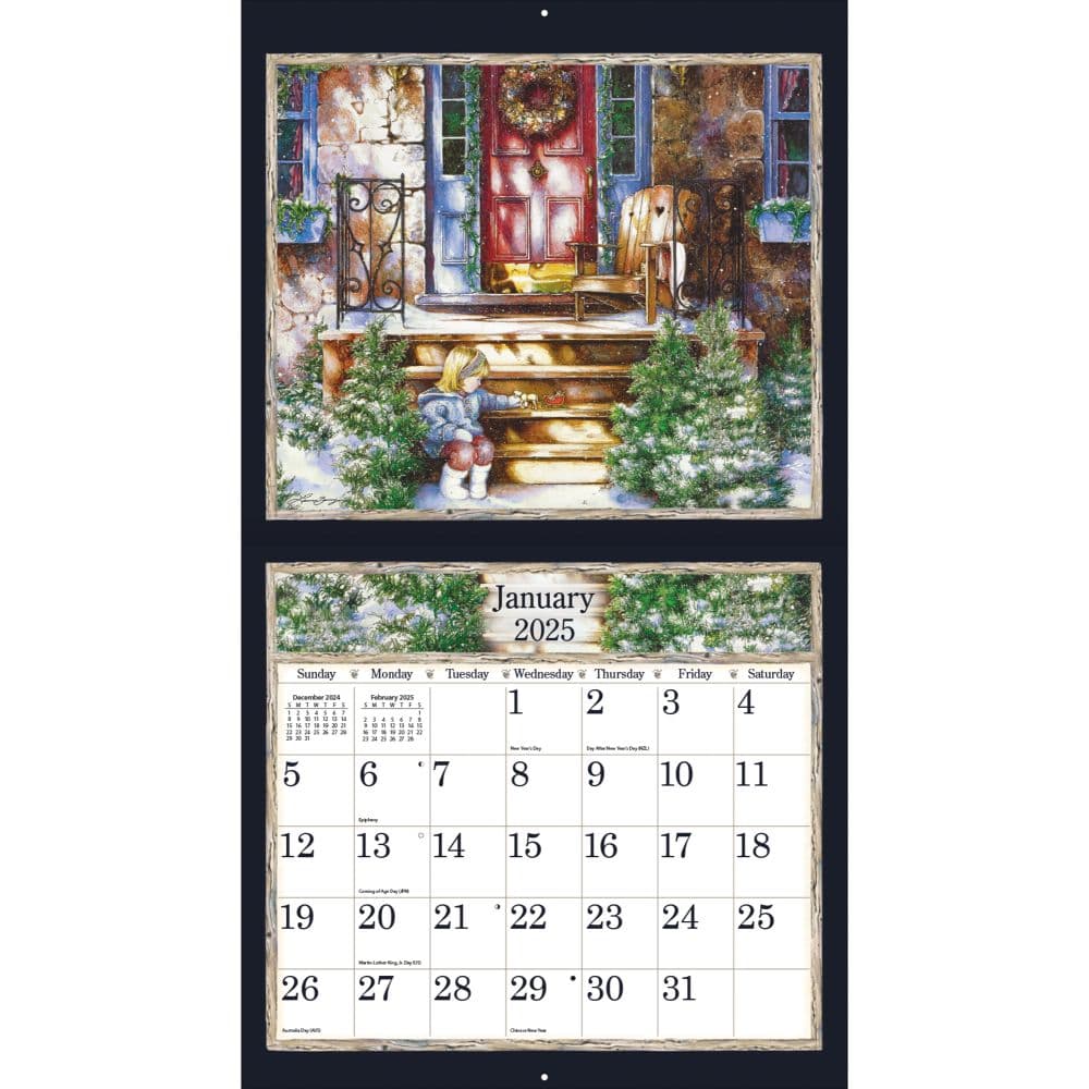 Country by Laura Berry 2025 Wall Calendar
