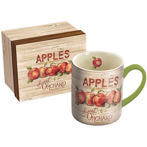 Susan Winget Apple Orchard Mug with Gift Box Main Image