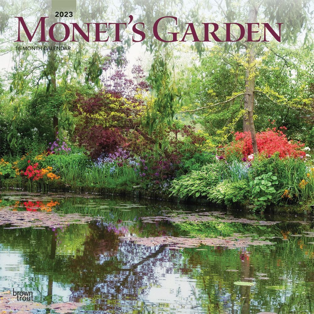 Monet's Garden 2023 Wall Calendar
