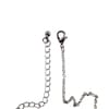 image White Cat in Strawberry Cup Necklace Silver clasp