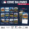 image MLB Iconic Ballparks 2025 Wall Calendar