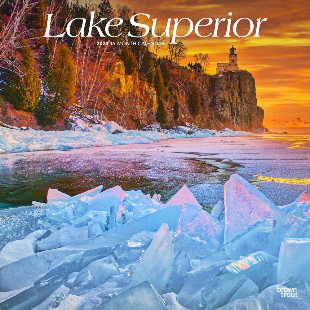 Lake Superior 2024 Wall Calendar Main Product Image width=&quot;1000&quot; height=&quot;1000&quot;
