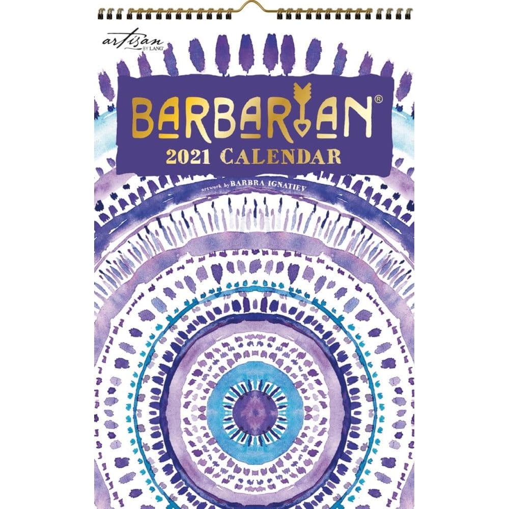 Barbarian Poster Calendar by Barbra Ignatiev