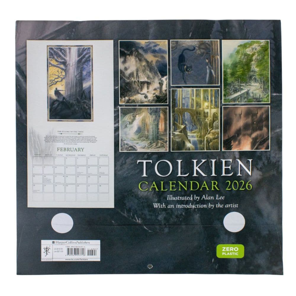 Tolkien 2026 Wall Calendar First Alternate Image