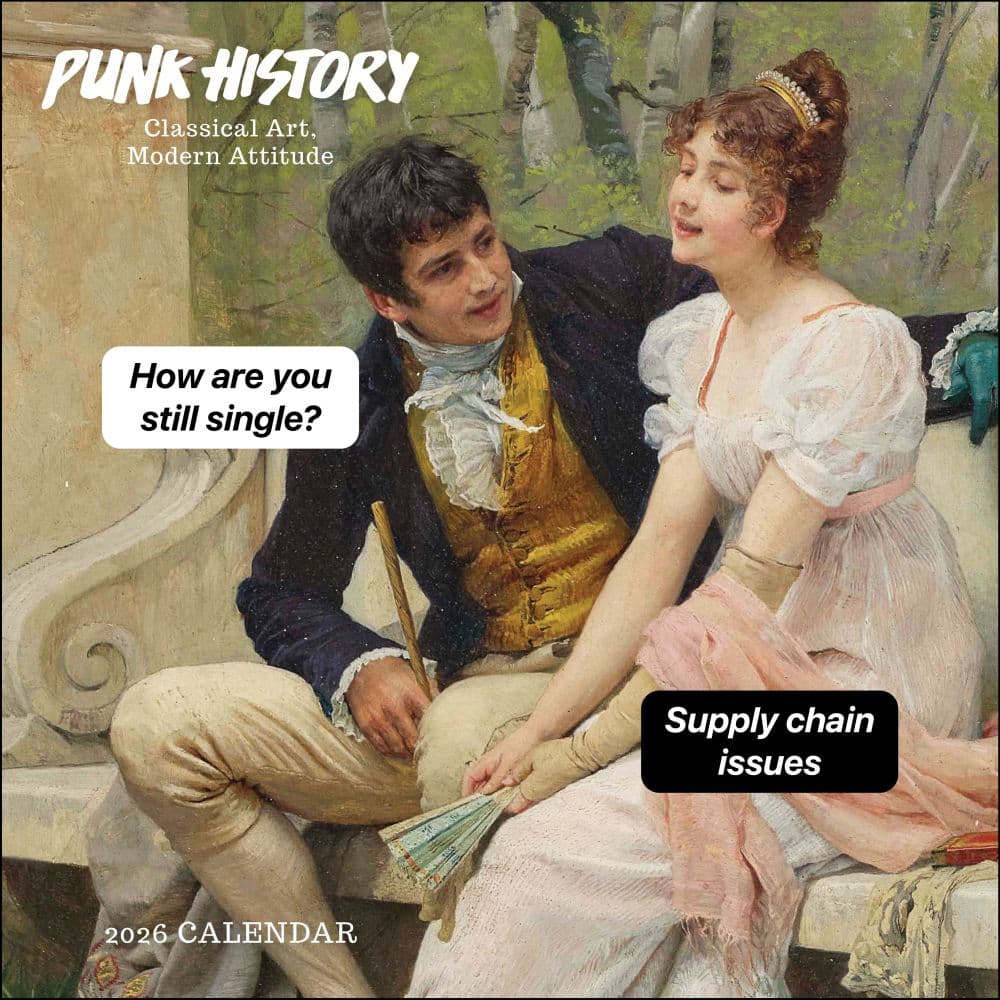 Punk History 2026 Wall Calendar Main Image