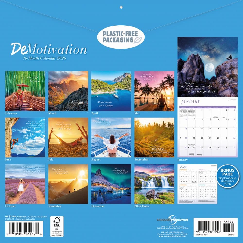 Demotivation 2026 Wall Calendar First Alternate Image