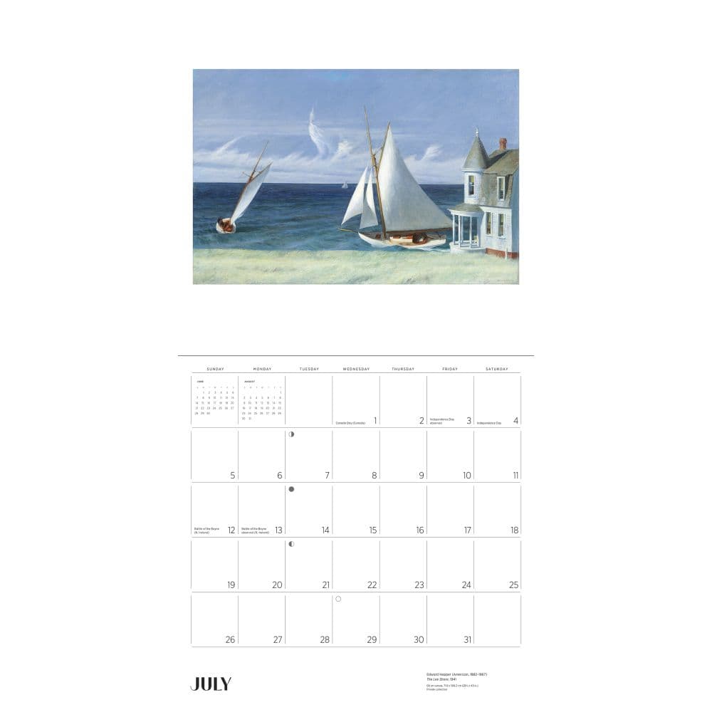 Edward Hopper 2026 Wall Calendar Third Alternate Image