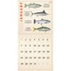 image Fishing Illustrations 2024 Wall Calendar January