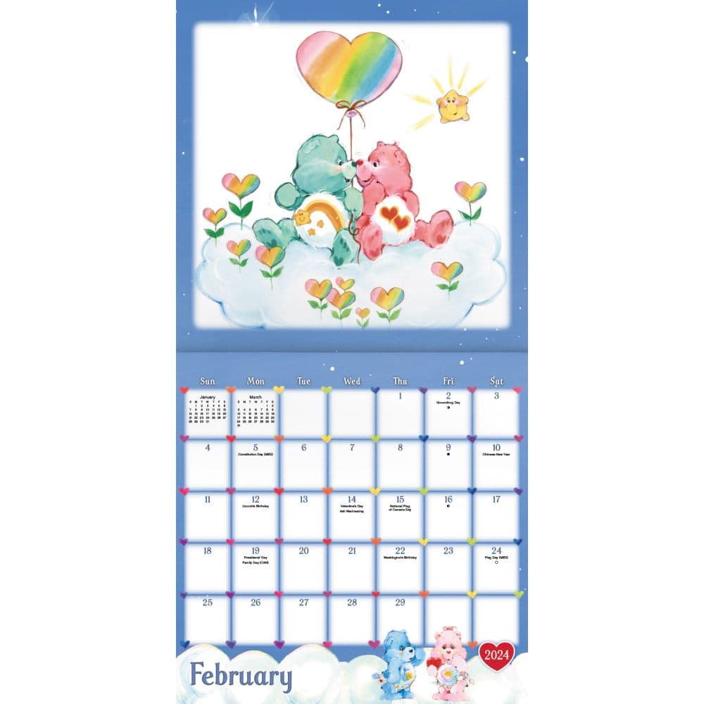 Care Bears 2024 Wall Calendar