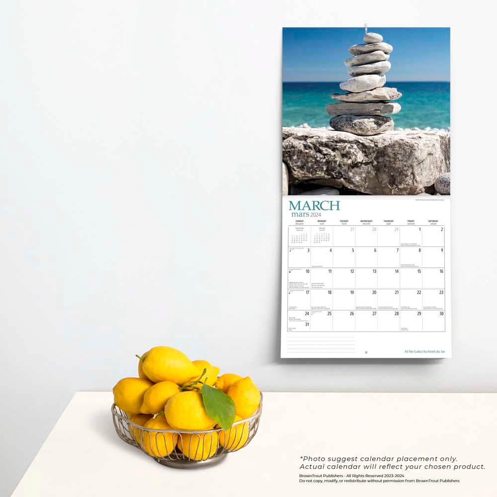 At The Lake 2024 Wall Calendar