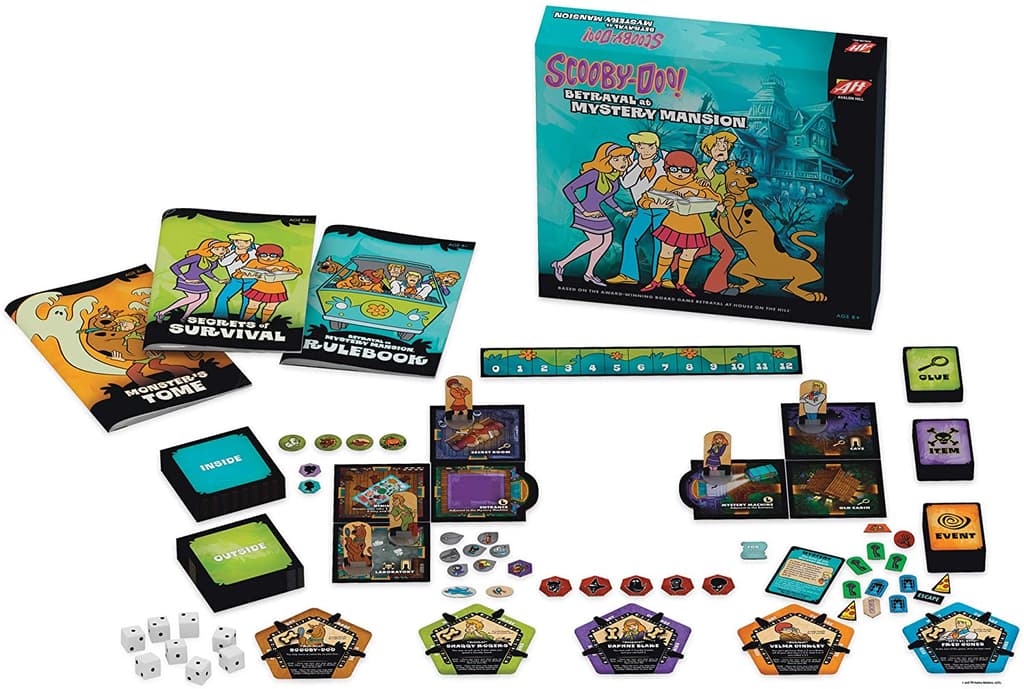 Scooby-Doo Betrayal at Mystery Mansion Board Game alternate 1