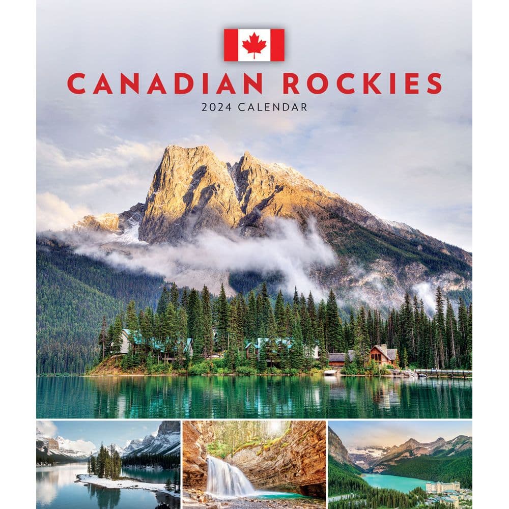 Canadian Rockies 2025 Easel Desk Calendar