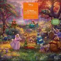 image Kinkade Disney Family Organizer 2026 Wall Calendar Main Image