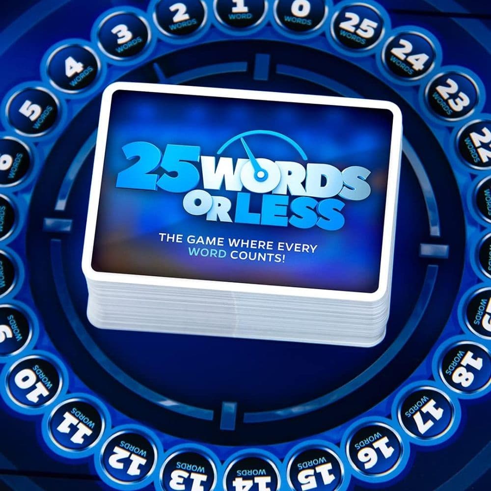 25 Words or Less Game card decks