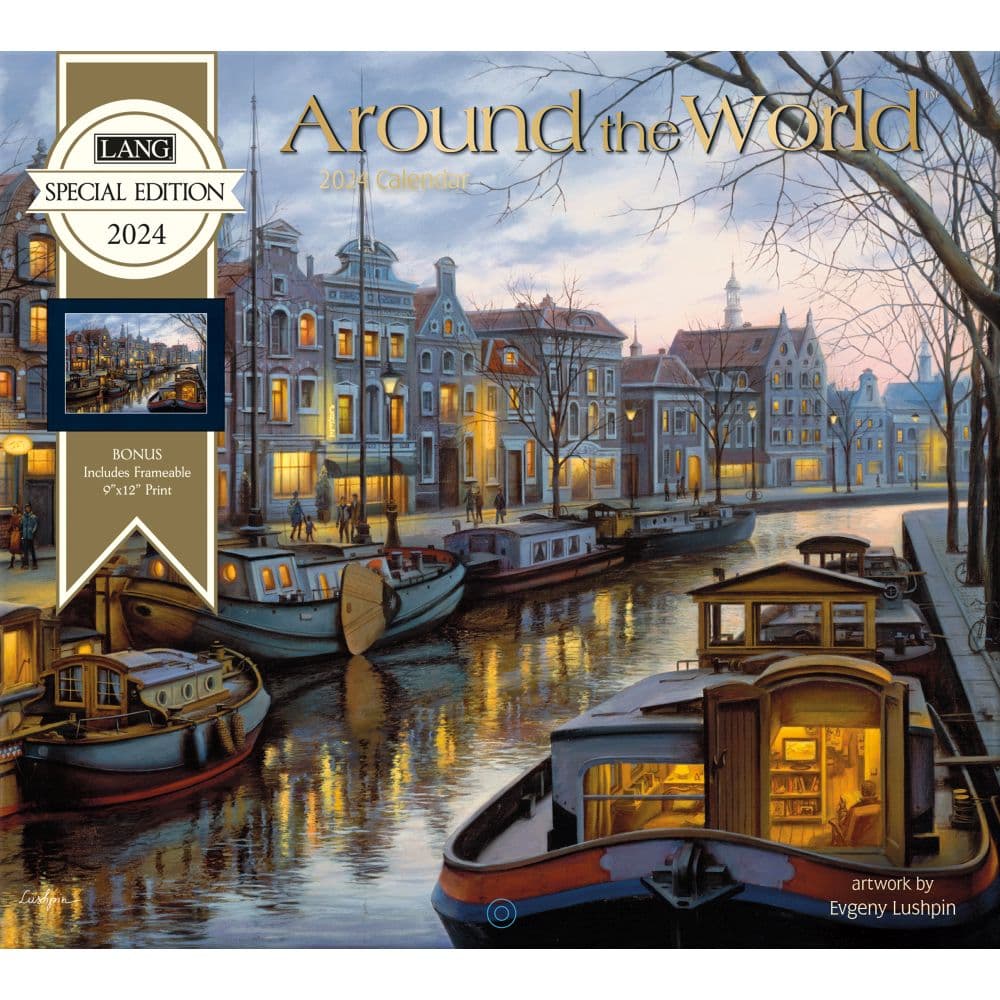 Around the World Special Edition 2024 Wall Calendar