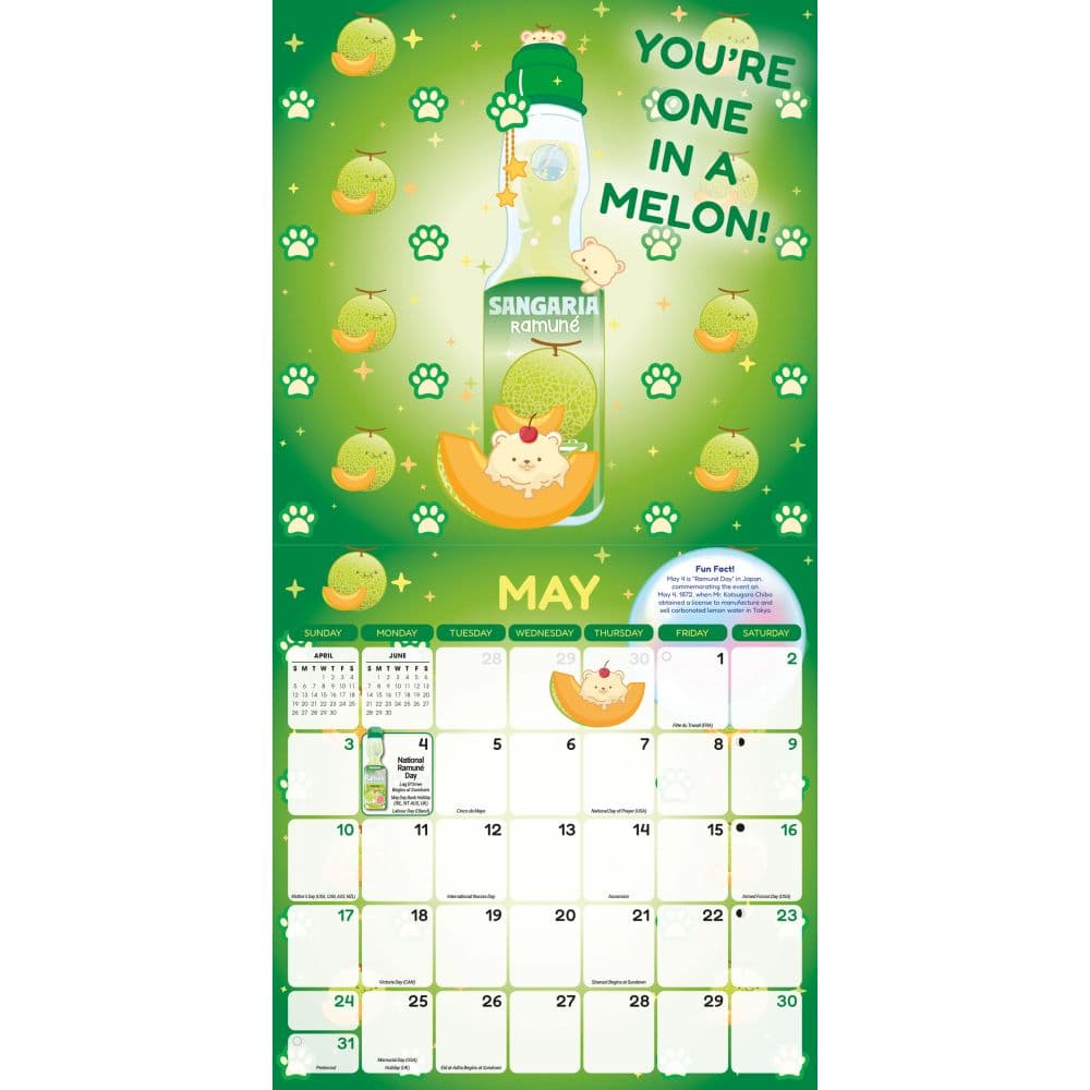 Sangaria 2026 Wall Calendar Third Alternate Image