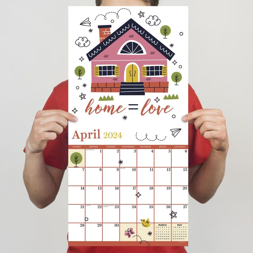 Home Sweet Home 2024 Wall Calendar Fourth Alternate Image width=&quot;1000&quot; height=&quot;1000&quot;