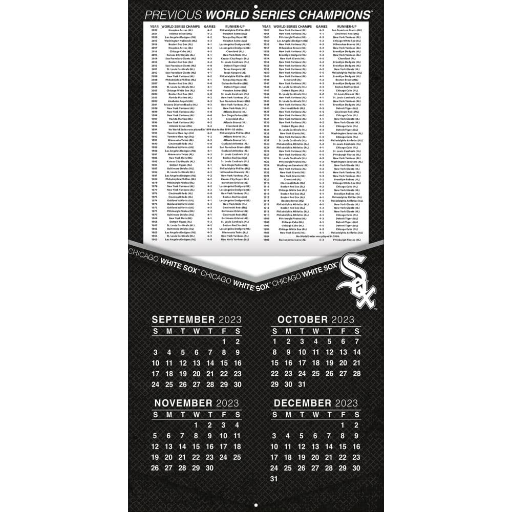 Chicago White Sox 2024 Wall Calendar