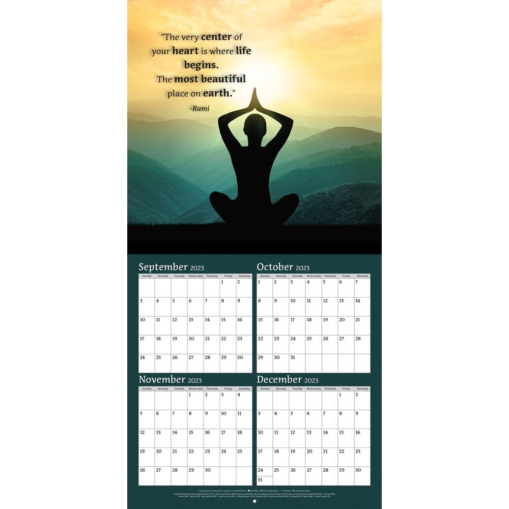 Zen Photo 2024 Mini Wall Calendar