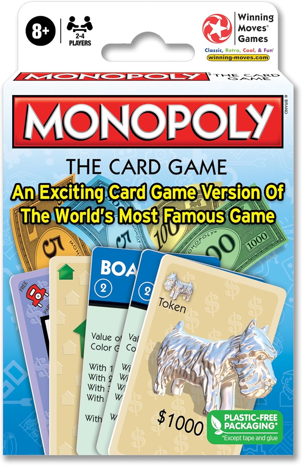 Monopoly The Card Game front of box