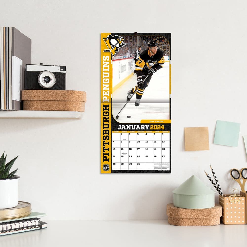 Pittsburgh Penguins 2024 Mini Wall Calendar Fourth Alternate Image width=&quot;1000&quot; height=&quot;1000&quot;