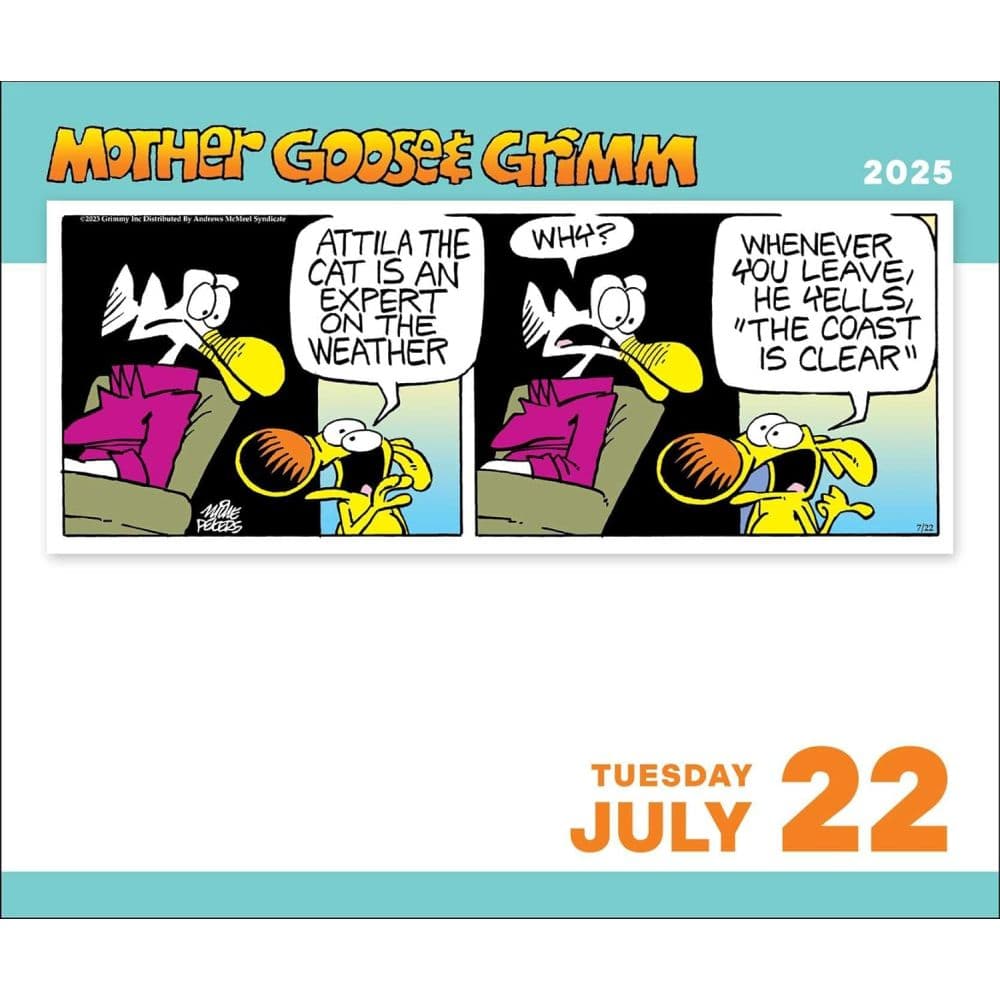 Mother Goose and Grimm 2025 Desk Calendar Third Alternate Image width=&quot;1000&quot; height=&quot;1000&quot;