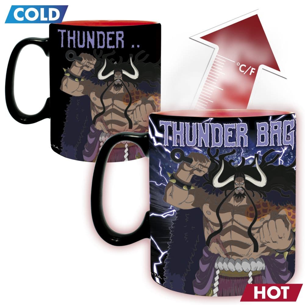 One Piece Luffy vs Kaidou Heat Change Mug Second Alternate Image