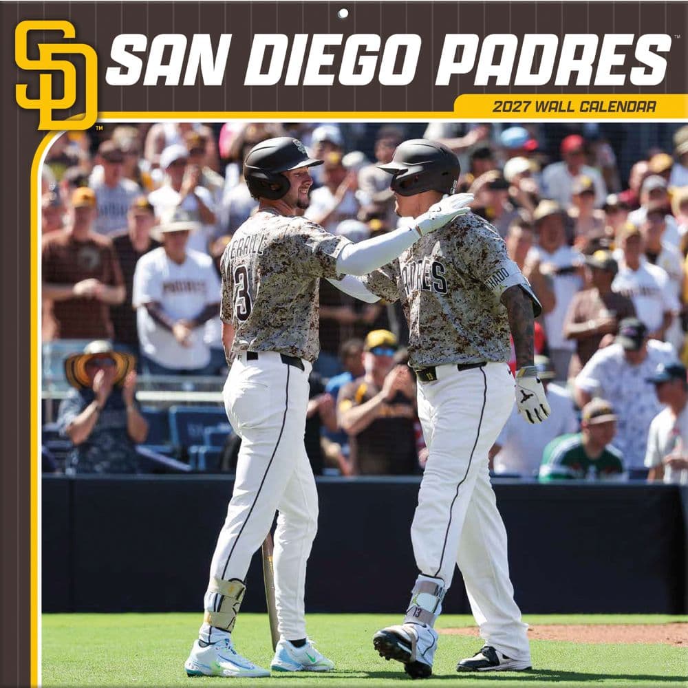 MLB San Diego Padres 2027 Wall Calendar