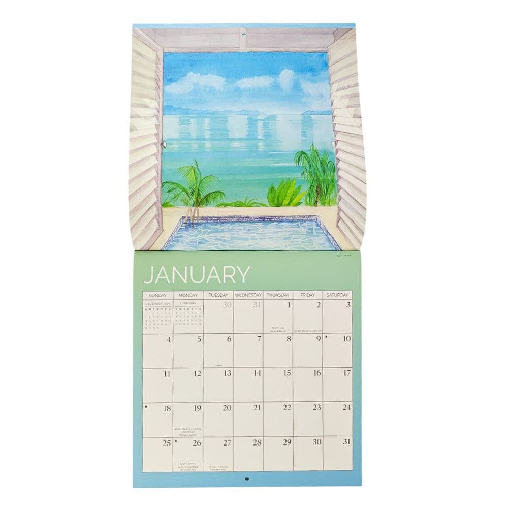 Vacation 2026 Wall Calendar Third Alternate Image
