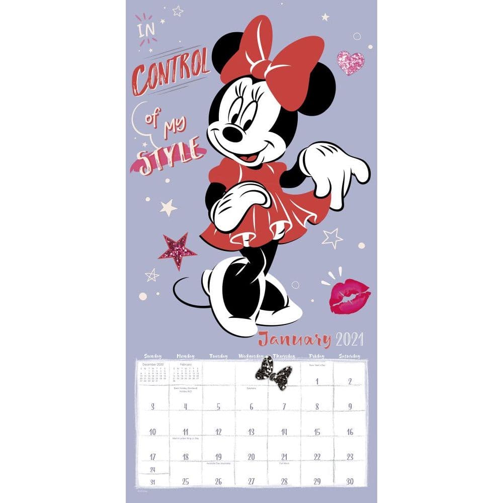 Minnie Mouse Wall Calendar - Calendars.com