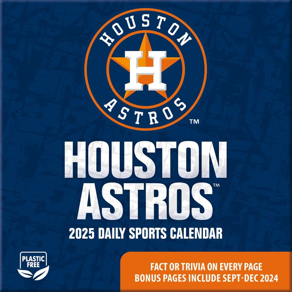 MLB Houston Astros 2025 Desk Calendar