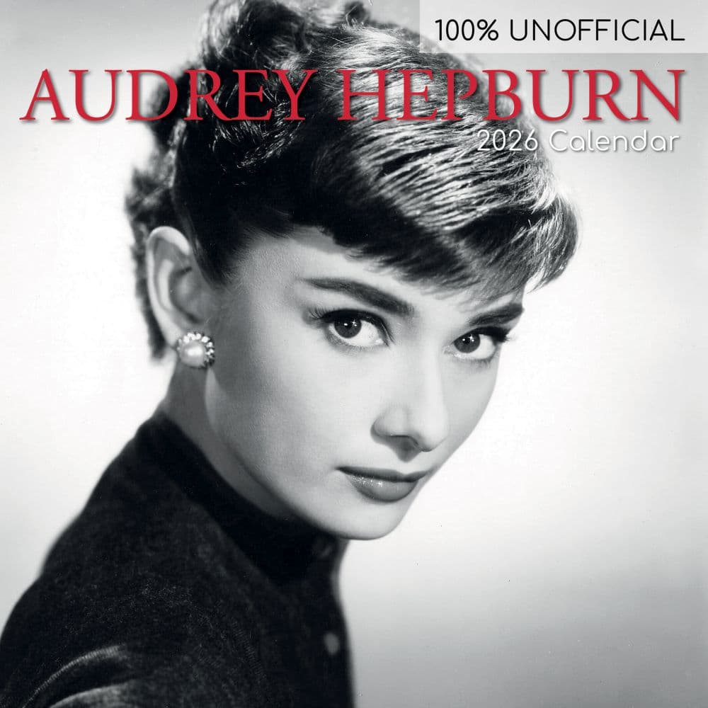 Audrey Hepburn 2026 Wall Calendar Main Image