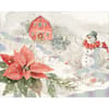 image Poinsettia Village Boxed Christmas Cards Main