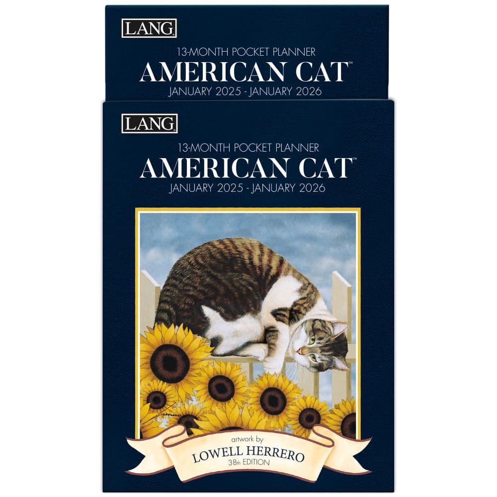 American Cat 2025 Monthly Pocket Planner by Lowell Herrero_ALT5