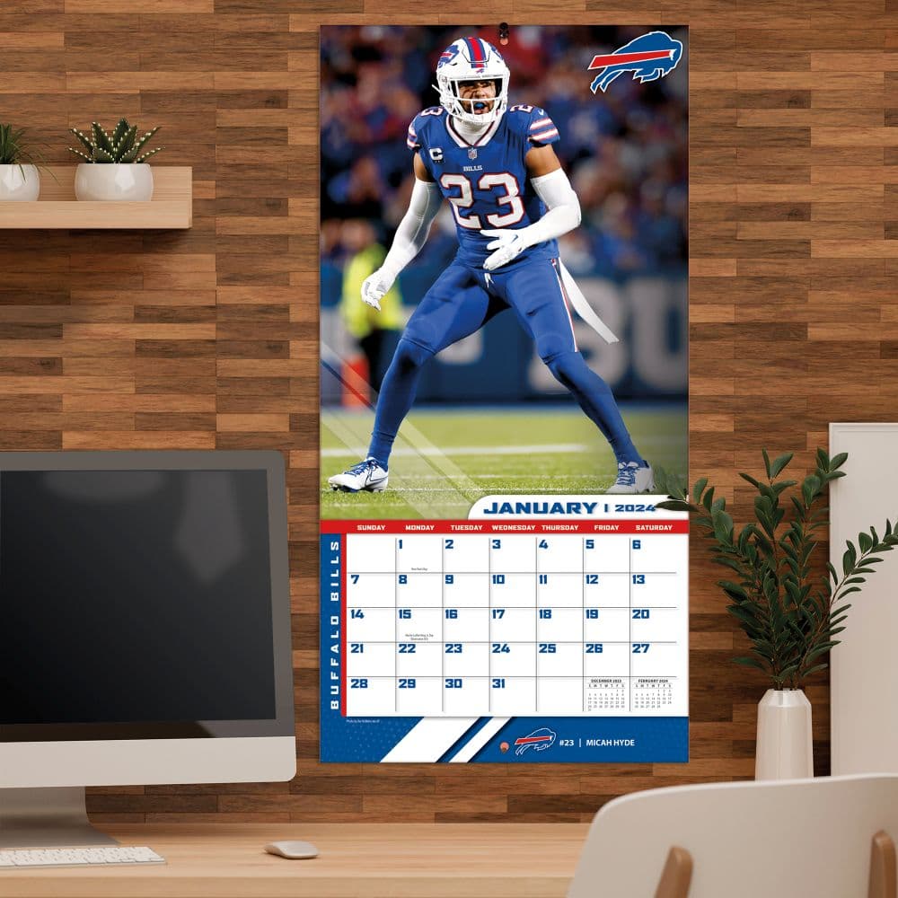 Buffalo Bills 2024 Wall Calendar